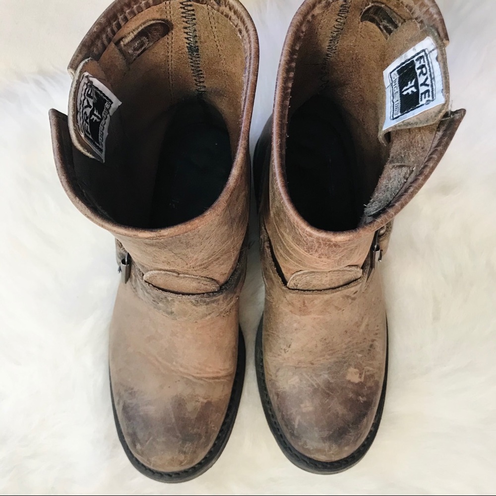 SOLD Frye Engineer 8R Oil Resistant Leather Boot - Picture 5 of 16